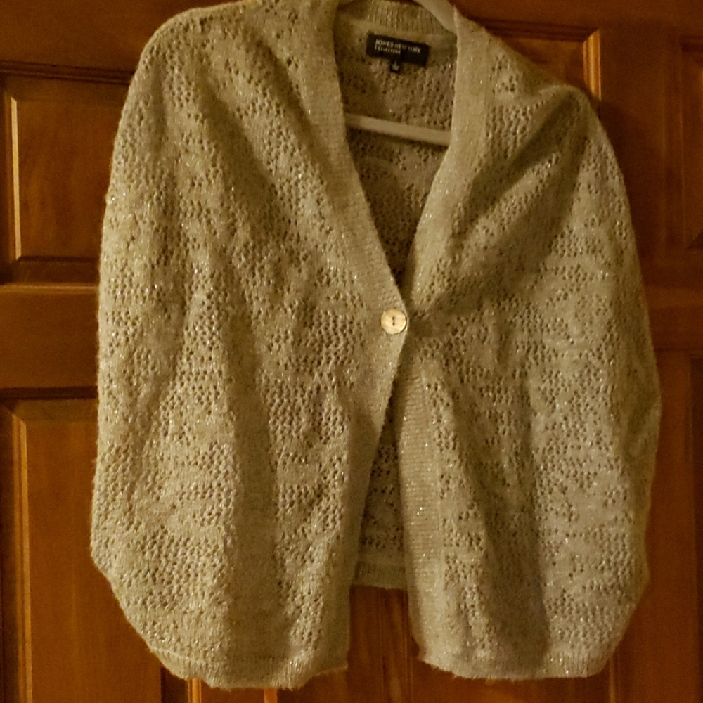 90s Vintage - Jones New York mohair/wool single button wrap